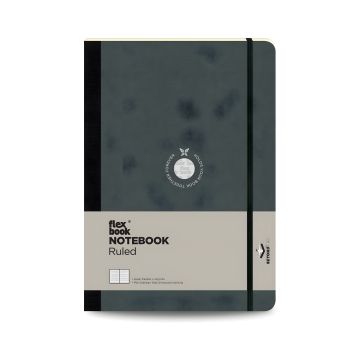 Notatnik Flexbook 17cm x 24cm w linie Large Czarny