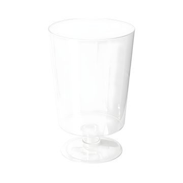 Kieliszek do wina papierowy z PLA 160 ml biały zadrukowany 12 sztuk