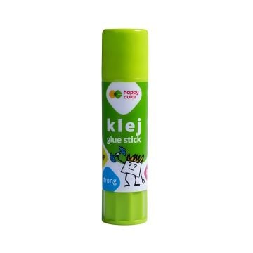 Klej w sztyfcie Happy 8g, uniwersalny klej biurowy do papieru i tektury