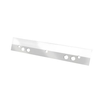 Listwa samoprzylepna Q-CONNECT poliestrowa transparentna A5 125 mm 50 sztuk