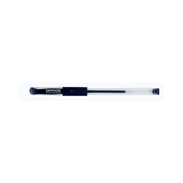 Długopis żelowy Office Products z gumowym uchwytem 0,5 mm czarny
