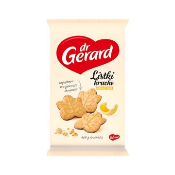 Ciastka Kruche Listki Maślane z Polewą Kakaową DR GERARD 165g