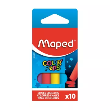 Kreda Colorpeps kolorowa niepyląca 10 sztuk