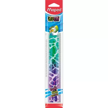 Linijka Twist’n Flex Animals niełamliwa 20 cm