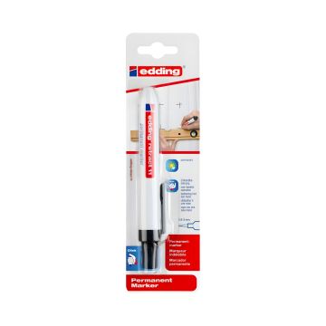 Marker permanentny automatyczny Edding E-11 1,5-3 mm czarny blister