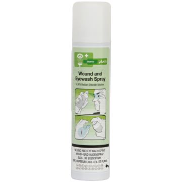 Spray do przemywania oczu i ran sterylny PLUM 250 ml