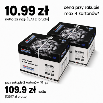 Papier ksero A4 Emerson Office Paper 80 g, 2 kartony (10 ryz, 5000 arkuszy)