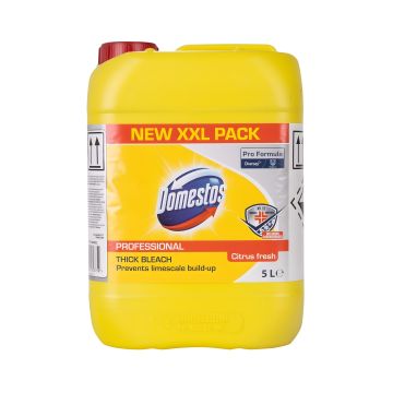 Płyn do czyszczenia toalet DOMESTOS Cytryna, skutecznie usuwa kamień i brud, 5 litrów