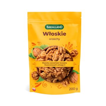 Orzechy włoskie Bakalland naturalne łuskane 200g