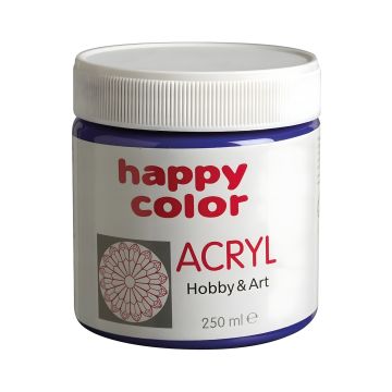 Farba akrylowa Happy Color granatowa 250 ml