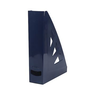 Pojemnik na dokumenty ażurowy A4 granatowy OFFICE PRODUCTS