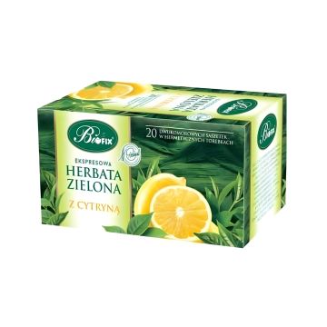 Herbata Bifix Zielona z Cytryną 20 torebek