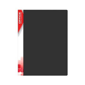 Teczka ofertowa OFFICE PRODUCTS z 30 koszulkami PP A4 620 mikronów czarna