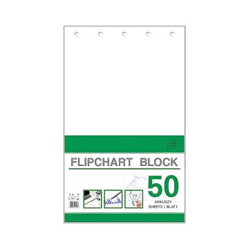 Blok do flipchartów Interdruk 50 arkuszy 50 gładki 640x1000