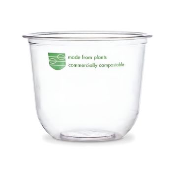 Pojemnik deserowy papierowy Bella Pot 350 ml średnica 96 mm elegancki biały 50 sztuk