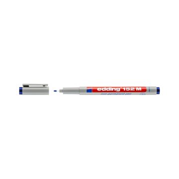 Foliopis zmywalny Edding E-152 M, końcówka 1 mm, kolor niebieski