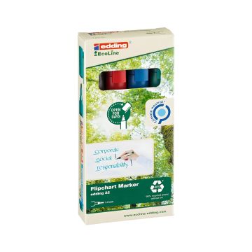 Marker do flipchartów Edding Ecoline E-32, pisak 1-5 mm mix kolorów 1 sztuka