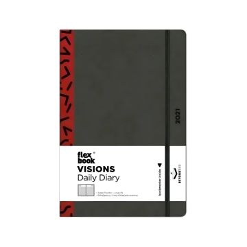 Notatnik Flexbook 13cm x 21cm Vision w linie Czarny