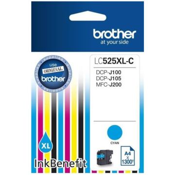 Tusz Brother LC525XLC Cyan 1,3K 1300 stron