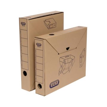 Karton archiwizacyjny Elba Tric 10 na zawartość segregatora 5,5 cm brązowy