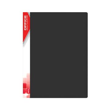 Teczka ofertowa OFFICE PRODUCTS z 10 koszulkami PP A4 520 mikronów czarna