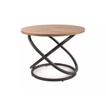 Ława kawowa okrągła 60 cm dąb artisan Eos Signal