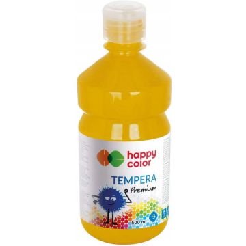 Farba Tempera Premium Ciemnożółta Happy Color 500ml