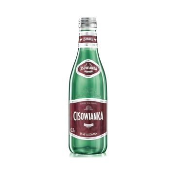 Woda mineralna Cisowianka 0,3l mocny gaz 24szt