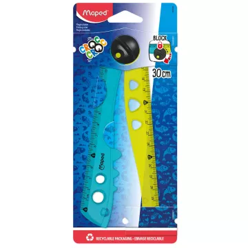 Linijka Składana Croc Croc Żółto-Zielona 15/30 cm