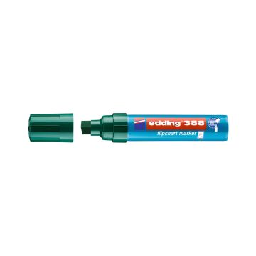 Marker do flipchartów Edding E-388 zielony pędzel 4-12 mm
