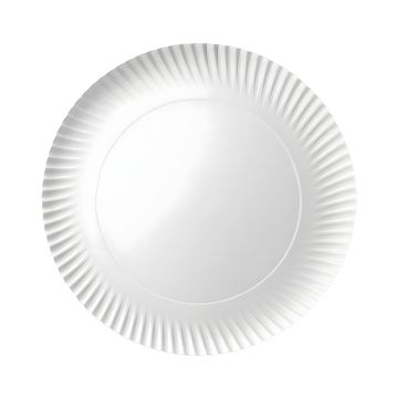 Talerz papierowy biały okrągły 28 cm 100 sztuk do gastronomii i eventów