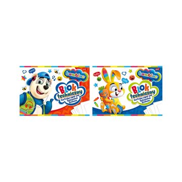 Blok techniczny Bambino biały format A3 10 arkuszy