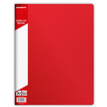 Album ofertowy Penmate  A4 PP-130, 30 koszulek, czerwony