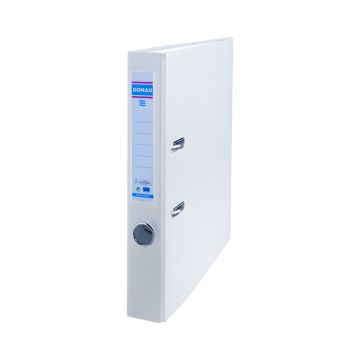 Segregator DONAU Master FSC z tworzywa PP A4 mechanizm 50mm biały