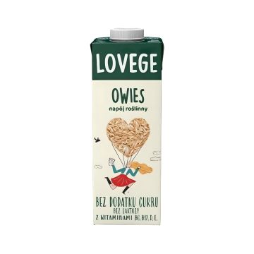 Mleko owsiane Lovege napój roślinny 1L