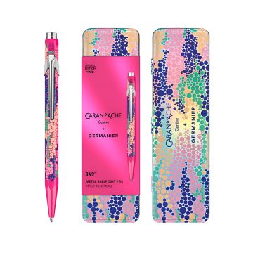 Długopis CARAN D'ACHE 849 Germanier w pudełku różowy neonowy