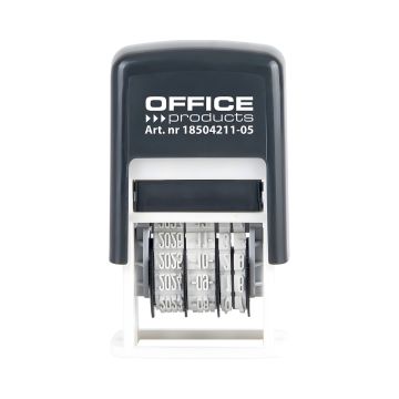 Datownik samotuszujący OFFICE PRODUCTS z tuszem format ISO RRRR-MM-DD czarny
