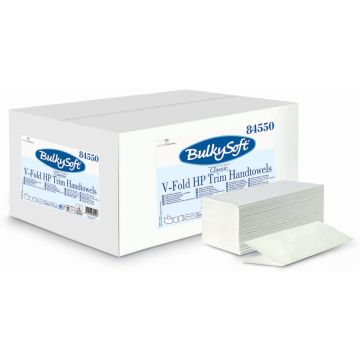 Ręcznik Papierowy ZZ V-FOLD Bulkysoft Comfort Dwuwarstwowy Celuloza Biały 21x21,5cm 3150 sztuk