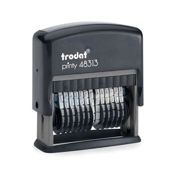 Numerator Trodat Printy 48313, 13 cyfr, datownik 3,8 mm