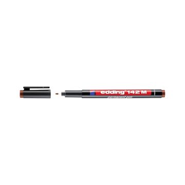 Foliopis Edding E-142 M 1mm brązowy do folii i powierzchni gładkich
