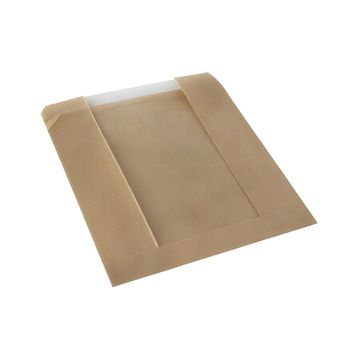 Torba fałdowa papierowa z oknem PLA 18 x 21,5 cm 1000 sztuk