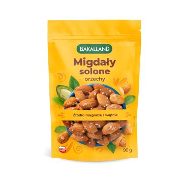 Migdały lekko solone Bakalland, opakowanie 90g
