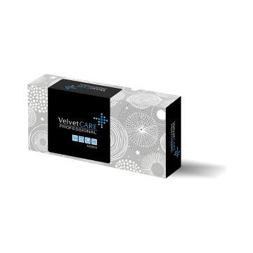 Chusteczki kosmetyczne celulozowe dwuwarstwowe VELVET Professional Box biały 100 listków