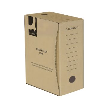Pudło archiwizacyjne Q-CONNECT z kartonu A4 150 mm szare