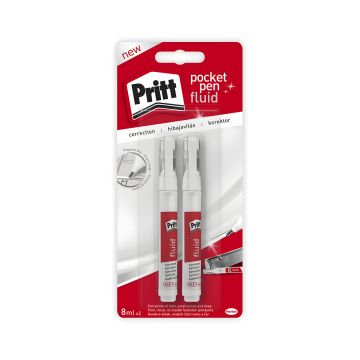 Korektor w płynie PRITT w długopisie 2 x 8 ml blister