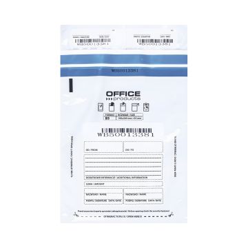 Koperta bezpieczna foliowa Office Products, biała, format B5, 190x260mm, 50 sztuk