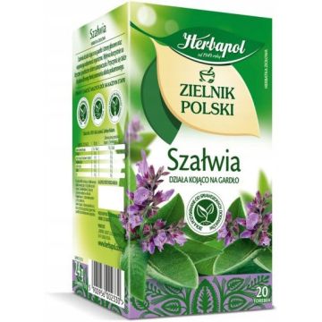 Herbata Ziołowa Szałwia HERBAPOL ZIELNIK POLSKI 20 torebek