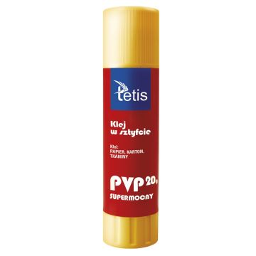 Klej w sztyfcie Tetis typu PVP 20G