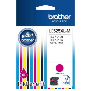 Tusz Brother LC525XLM Magenta 1,3K 1300 stron