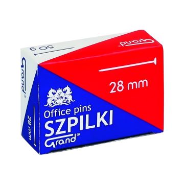 Szpilki długie Grand 50 g 28 mm opakowanie